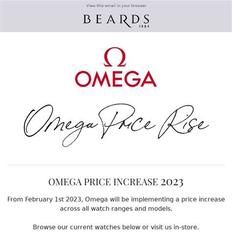 omega price increase dec 2021